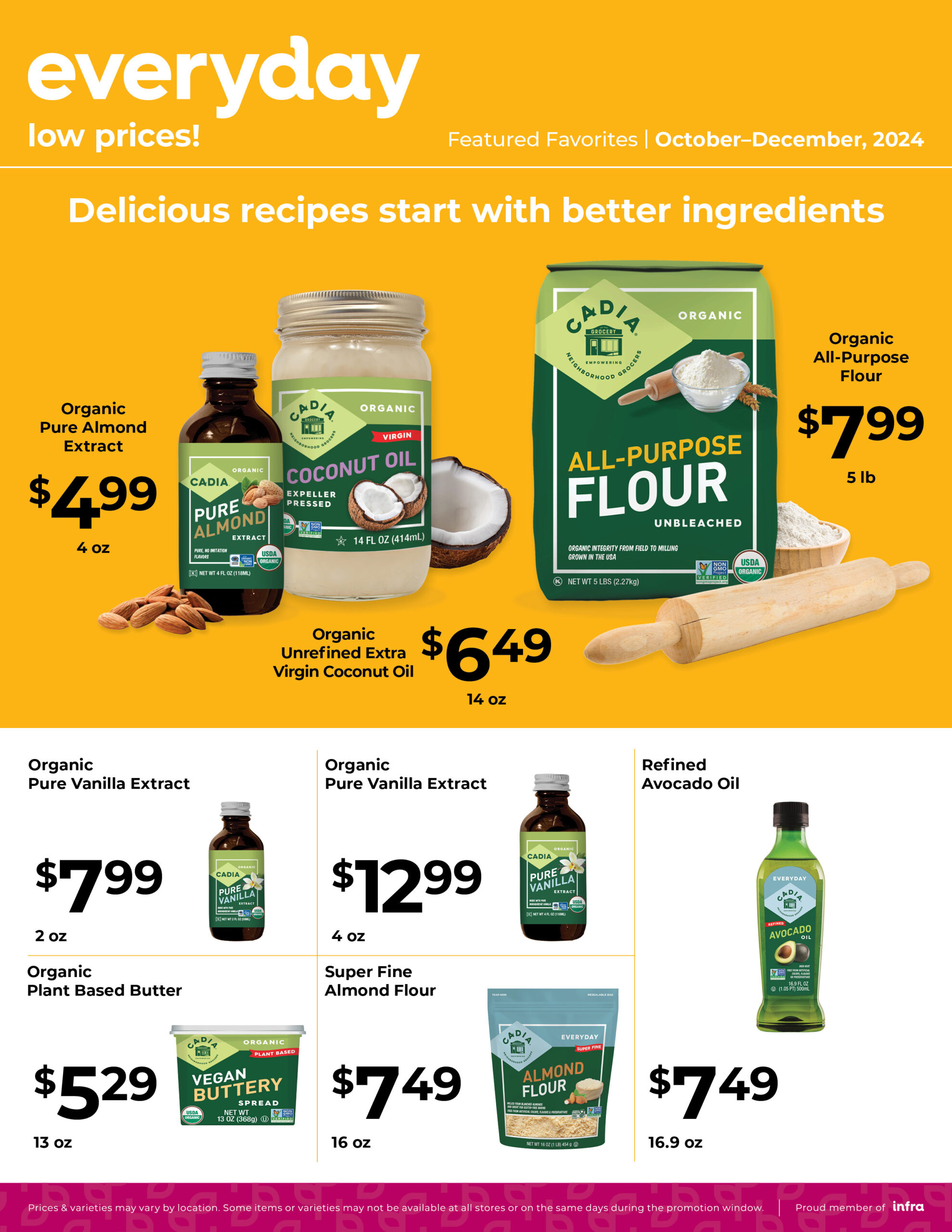 Nature's Pick Market November 2024 Everyday Deals Flyer Page 1