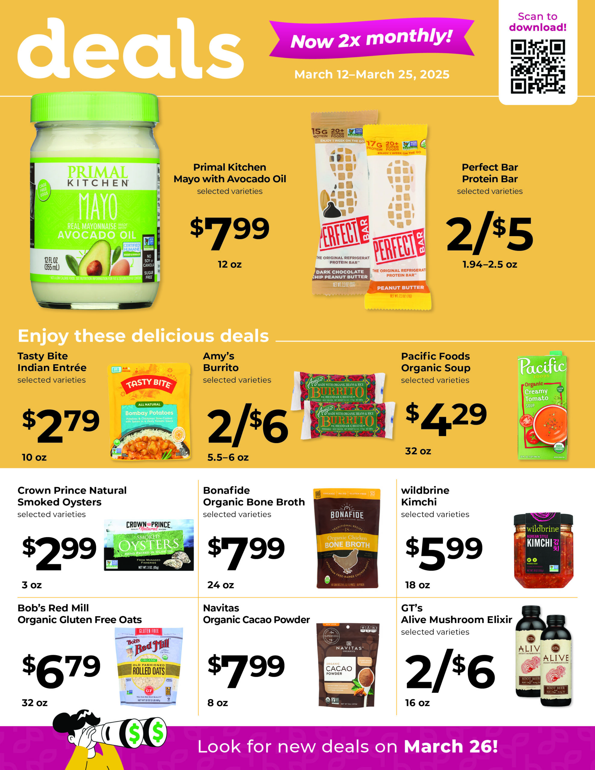 Nature's Pick Market March B 2025 Deals Flyer Page 1