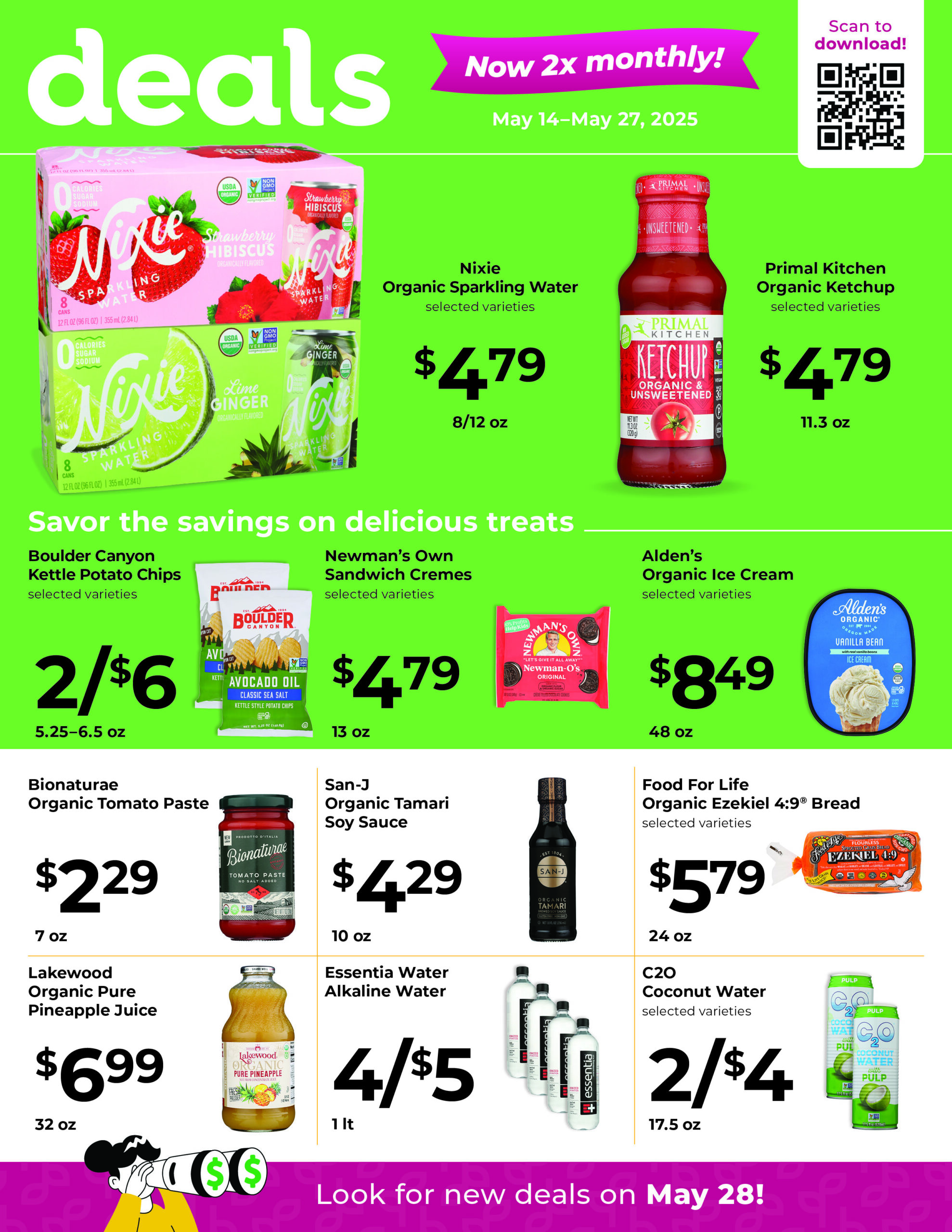 Nature's Pick May B 2025 Deals Flyer Page 1