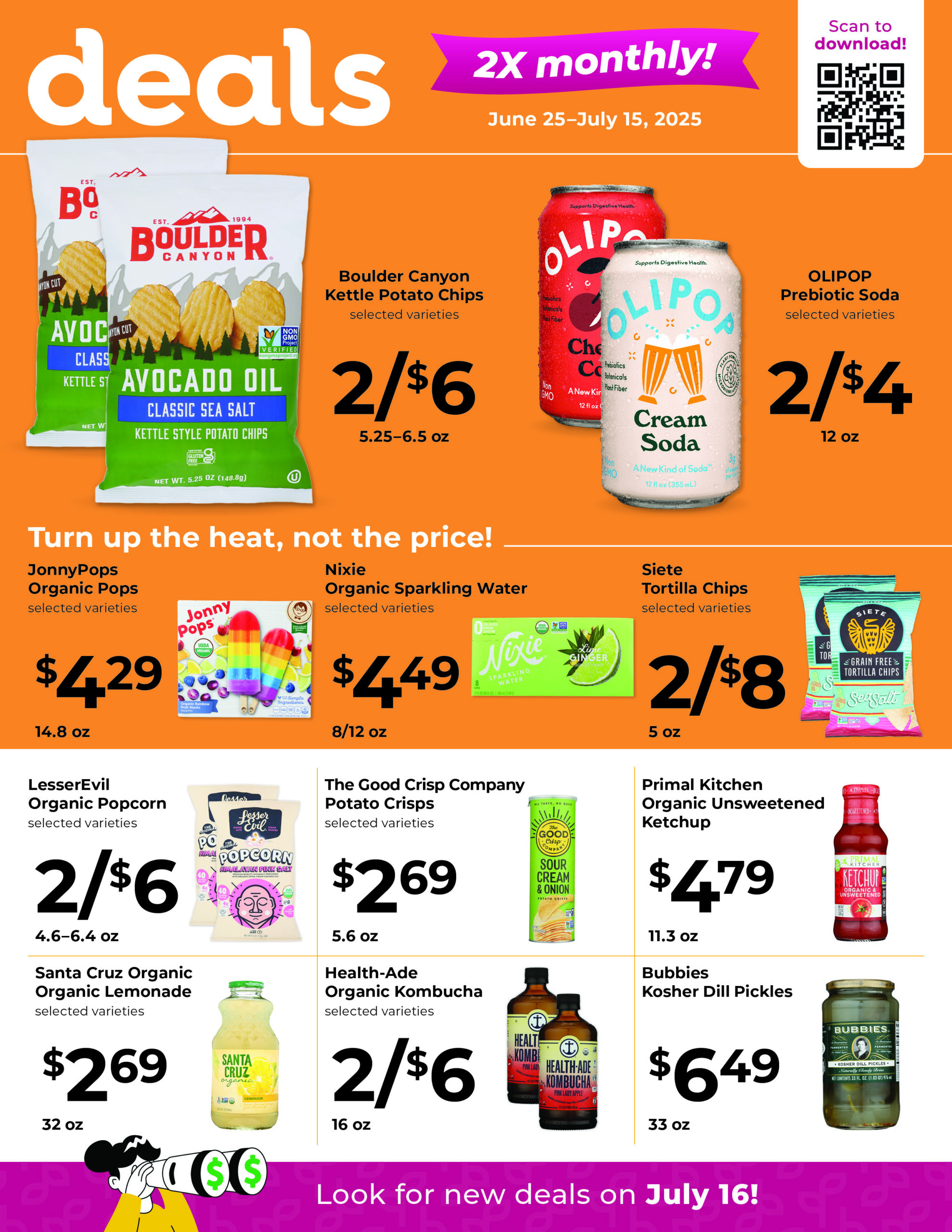 Nature's Pick Market July 2025 Sale Flyer Page 1