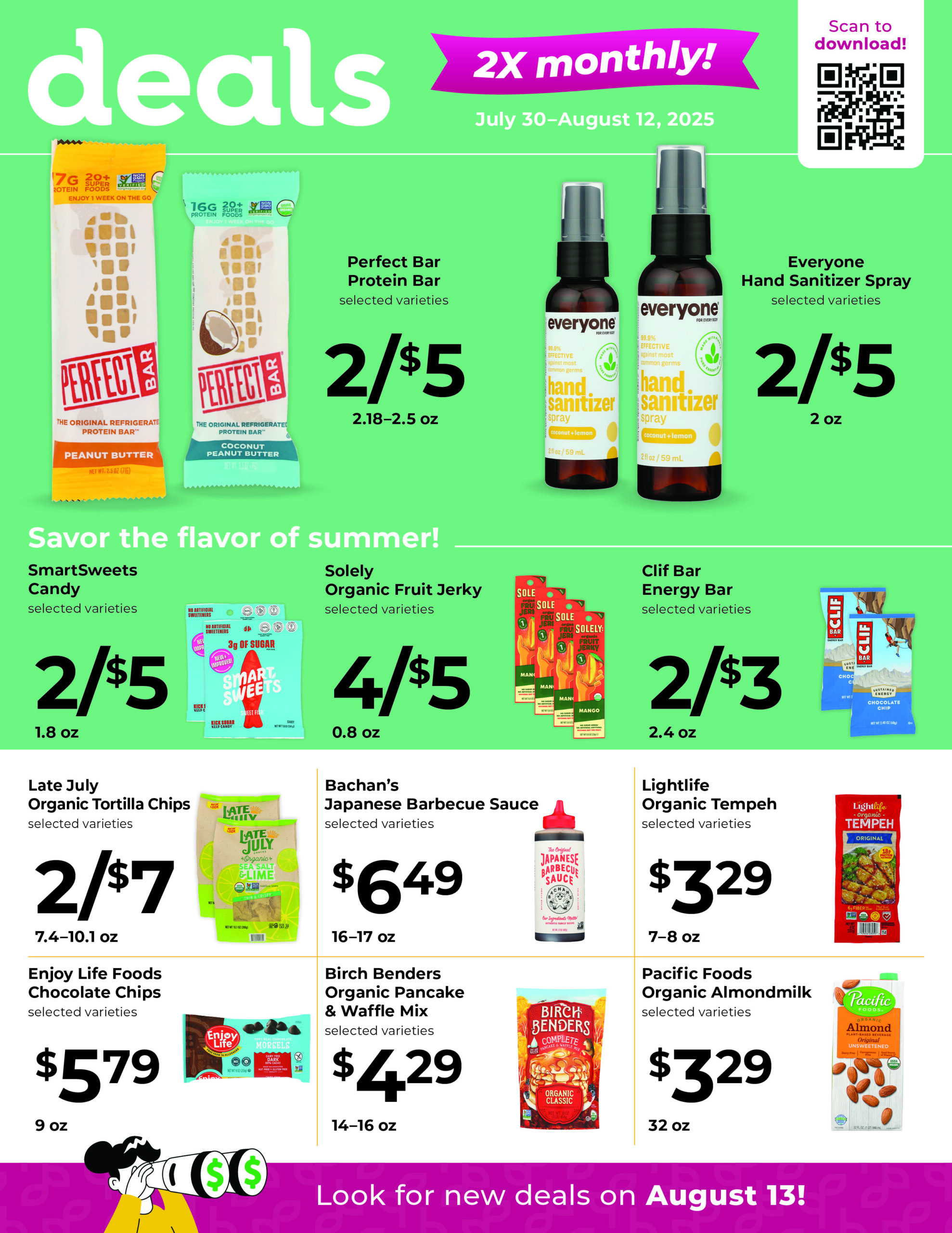 Nature's Pick Market August 2025 Sale Flyer Page 1