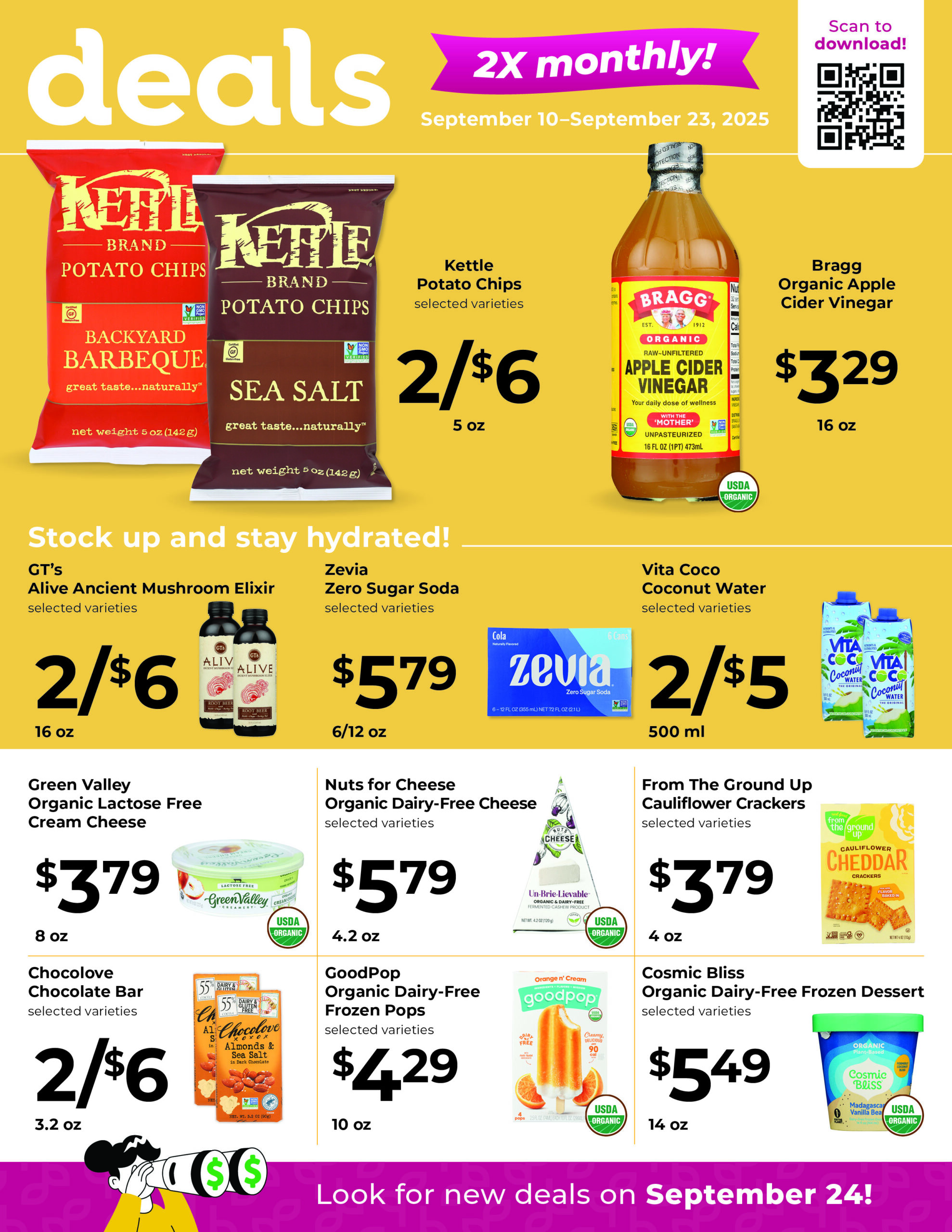 Nature's Pick Market August 2025 Sale Flyer Page 1
