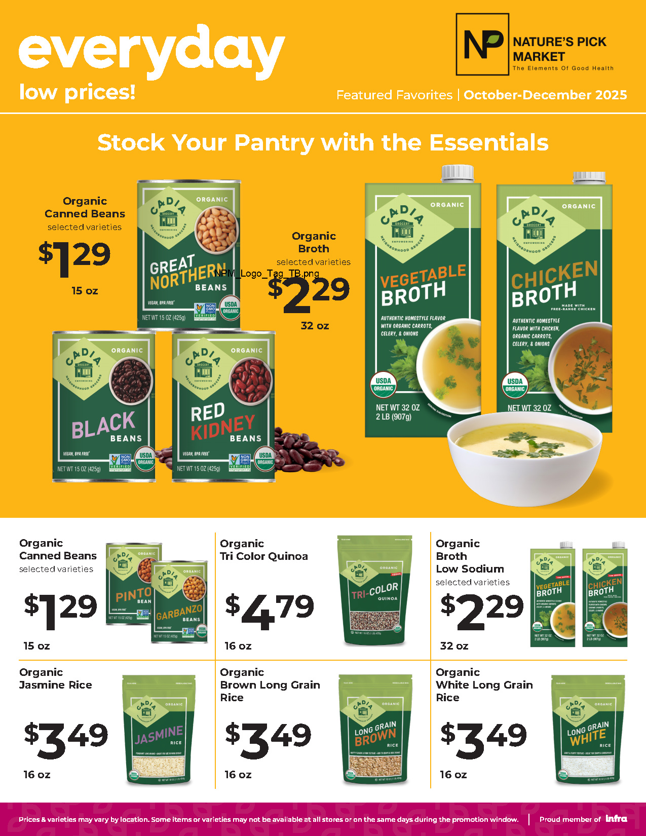 Nature's Pick Market August 2025 Sale Flyer Page 8