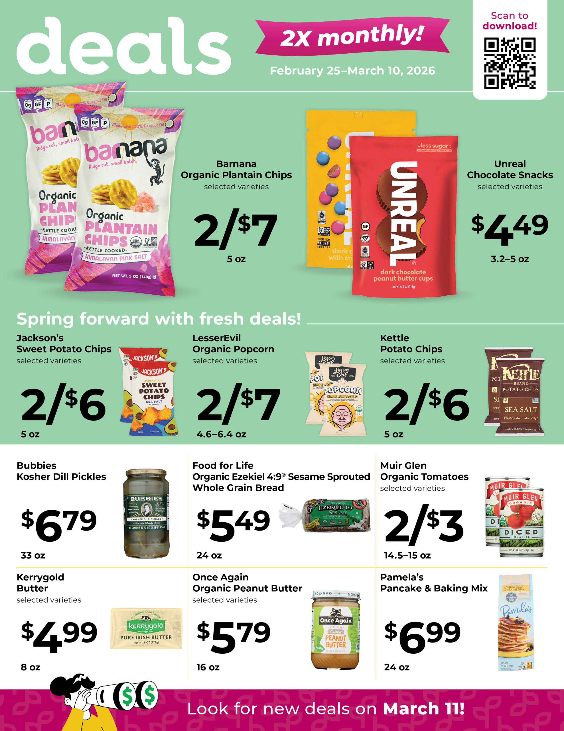 Nature's Pick Market March 2026 Sale Flyer Page 1