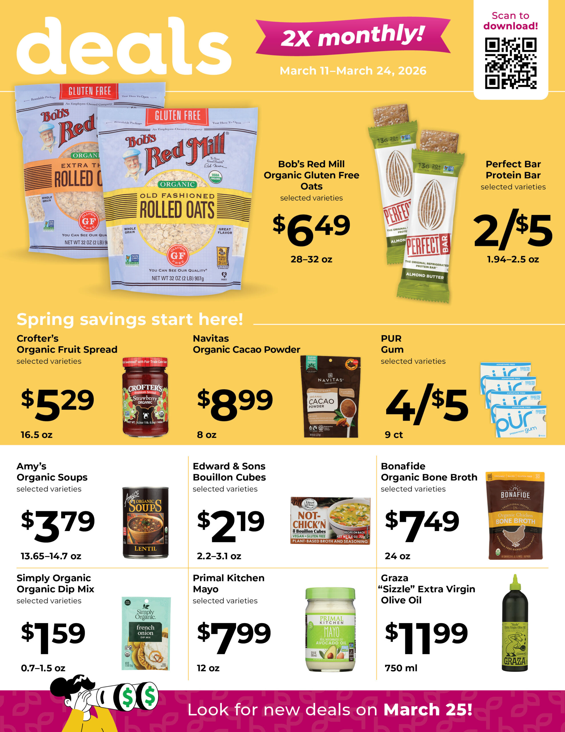 Nature's Pick Market March 2026 Sale Flyer Page 1