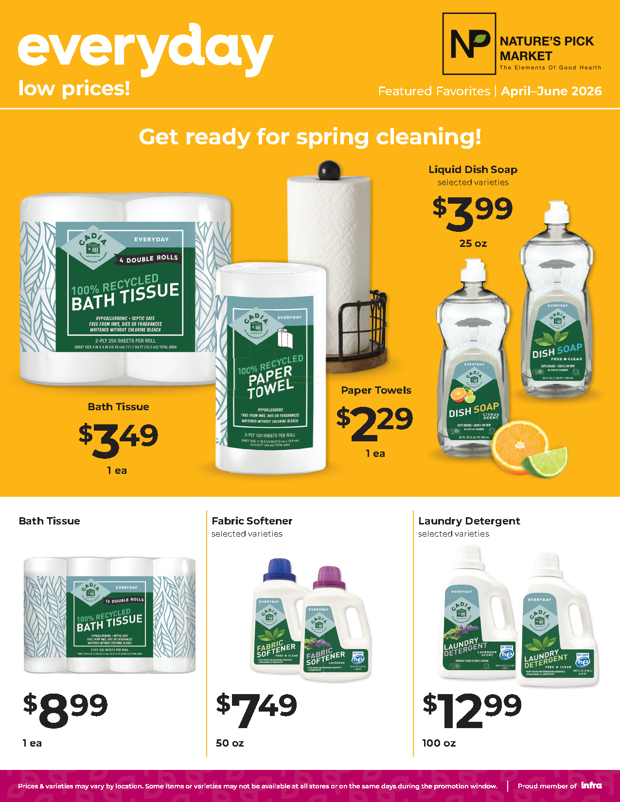 Nature's Pick Market April 2026 Sale Flyer Page 7