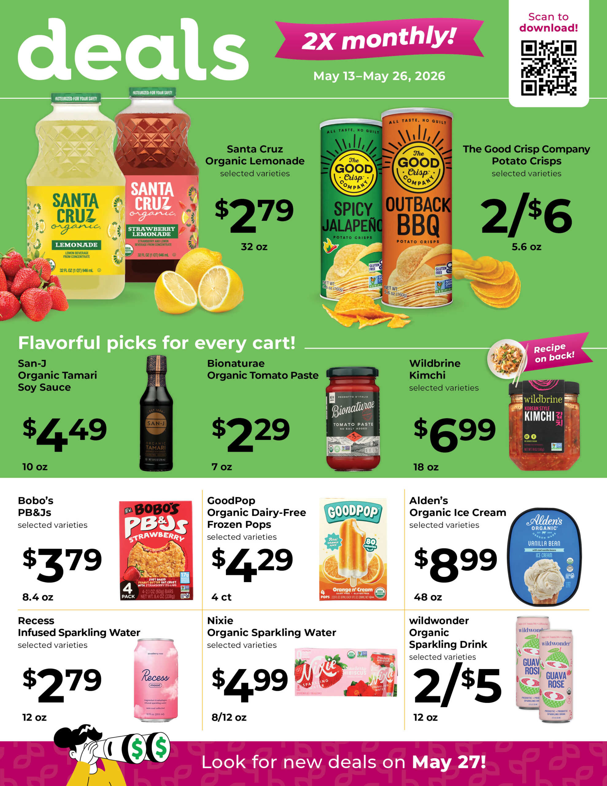 Nature's Pick Market May 2026 Sale Flyer Page 1