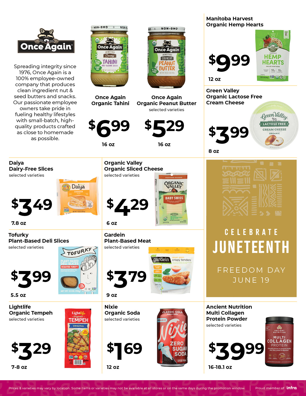 Nature's Pick Market June 2026 Sale Flyer Page 2