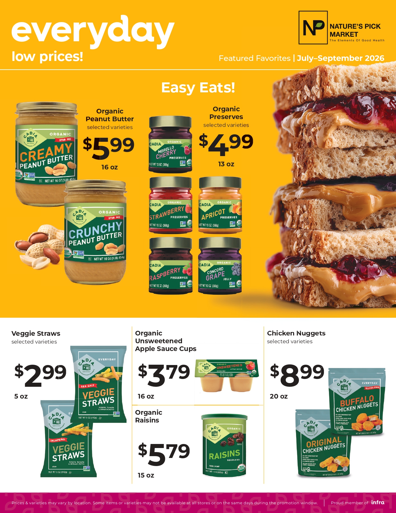 Nature's Pick Market August 2026 Sale Flyer Page 7