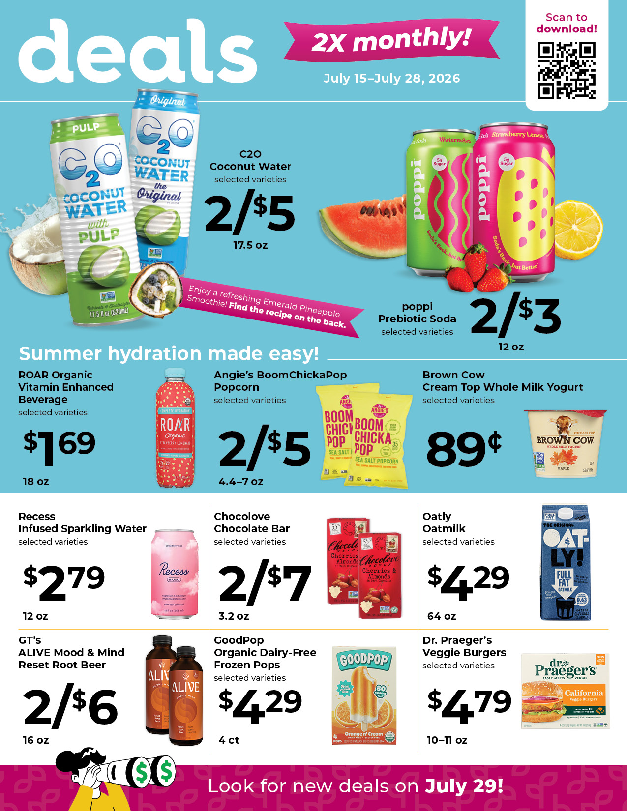 Nature's Pick Market July 2026 Sale Flyer Page 1