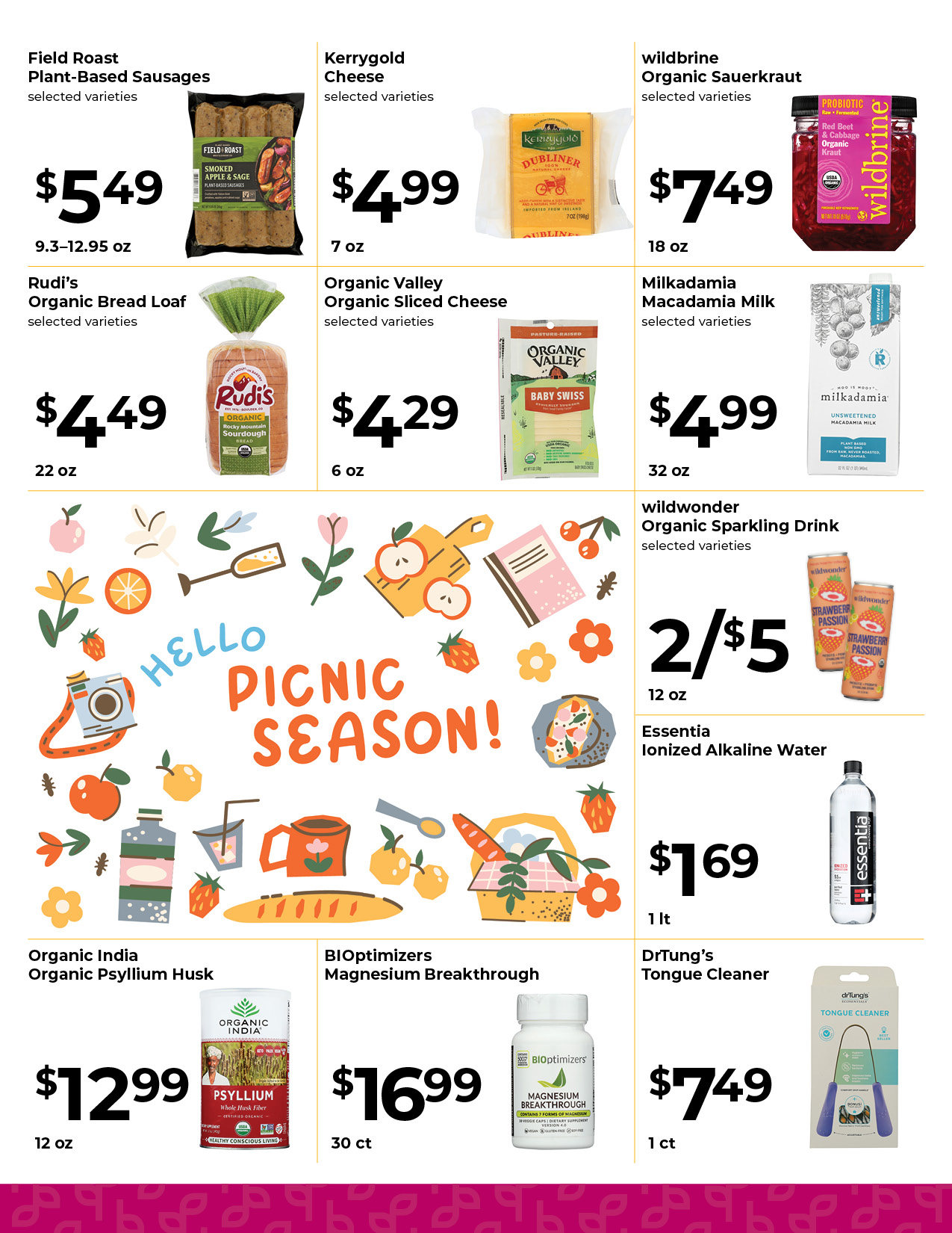 Nature's Pick Market July 2026 Sale Flyer Page 3