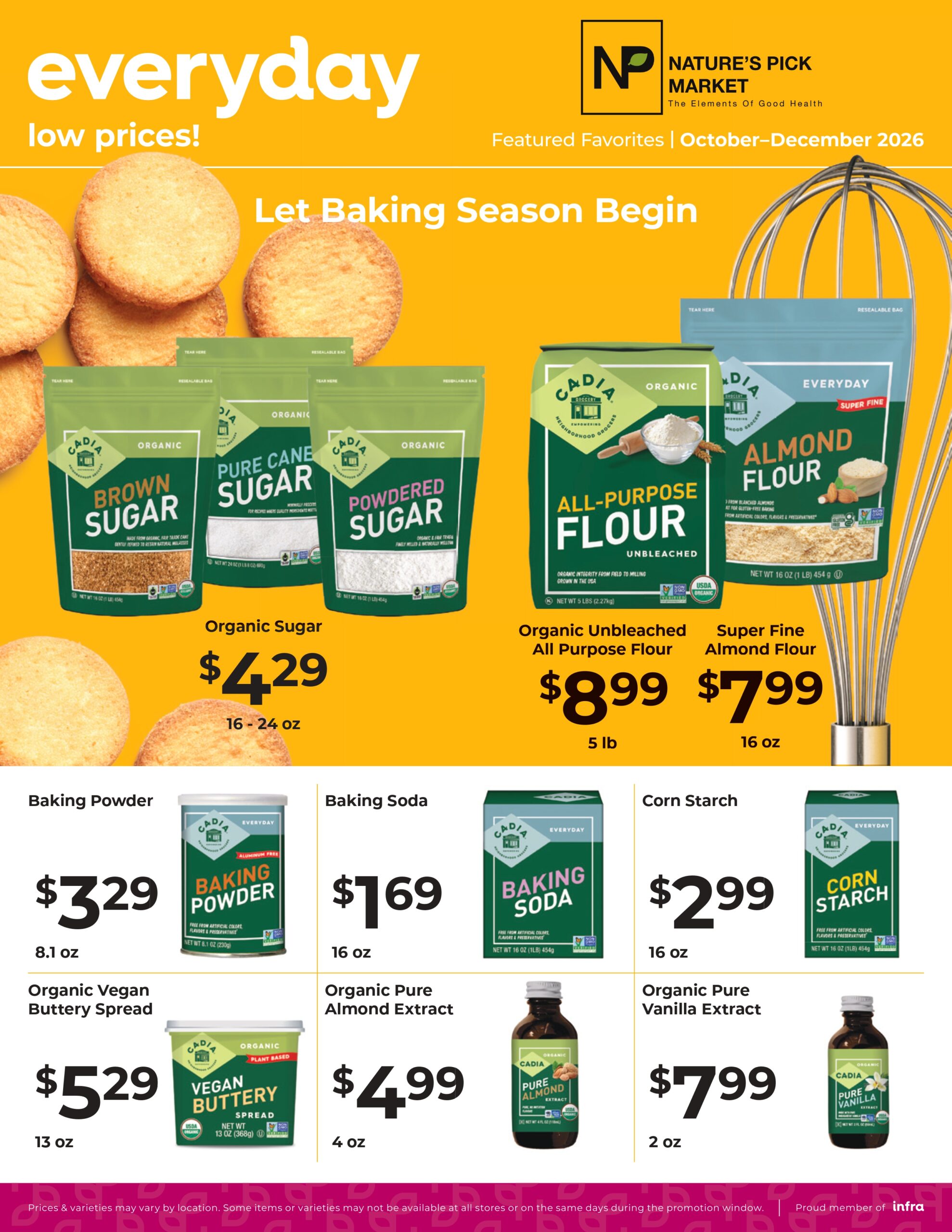 Nature's Pick Market October 2026 Sale Flyer Page 9