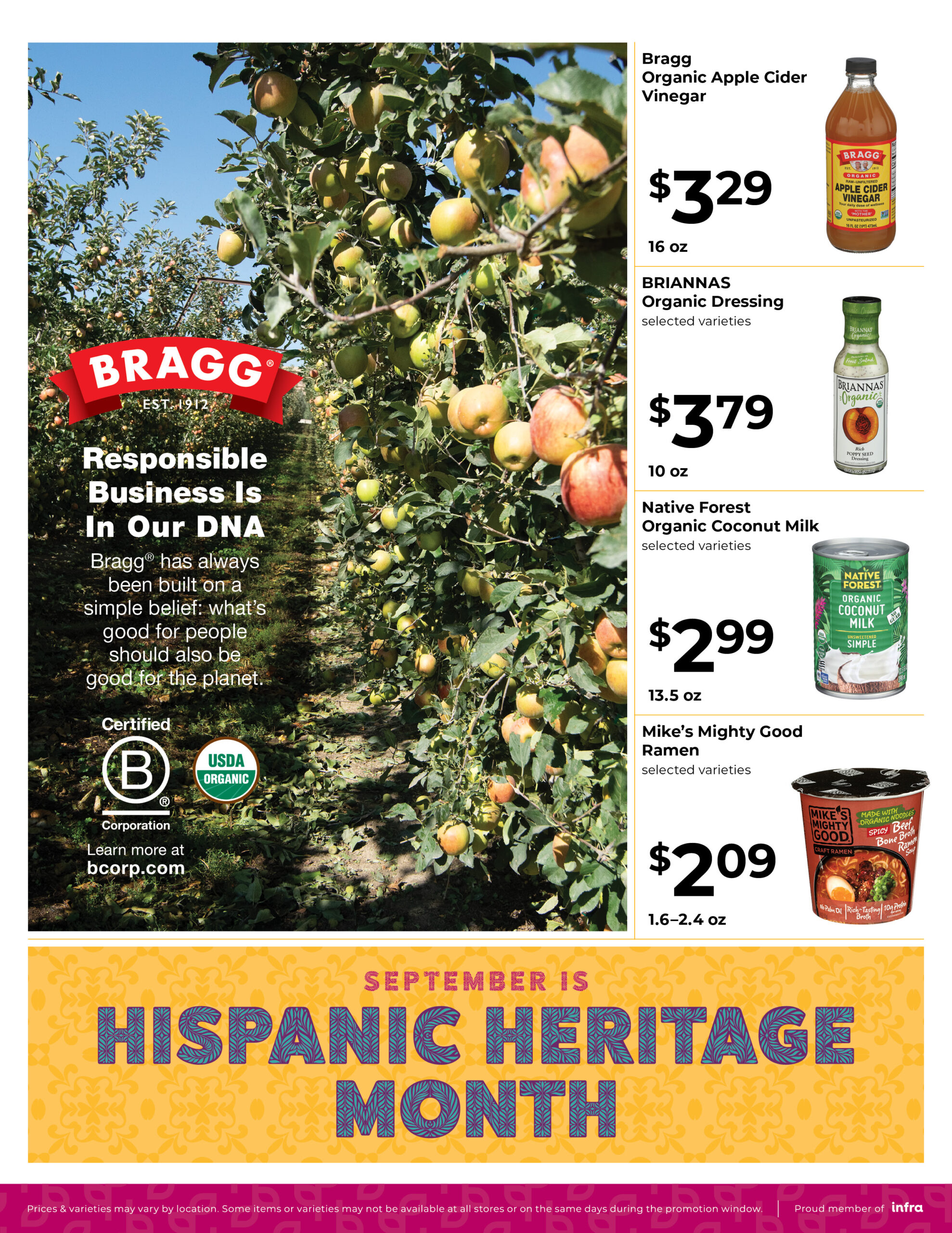 Nature's Pick Market September 2026 Sale Flyer Page 2