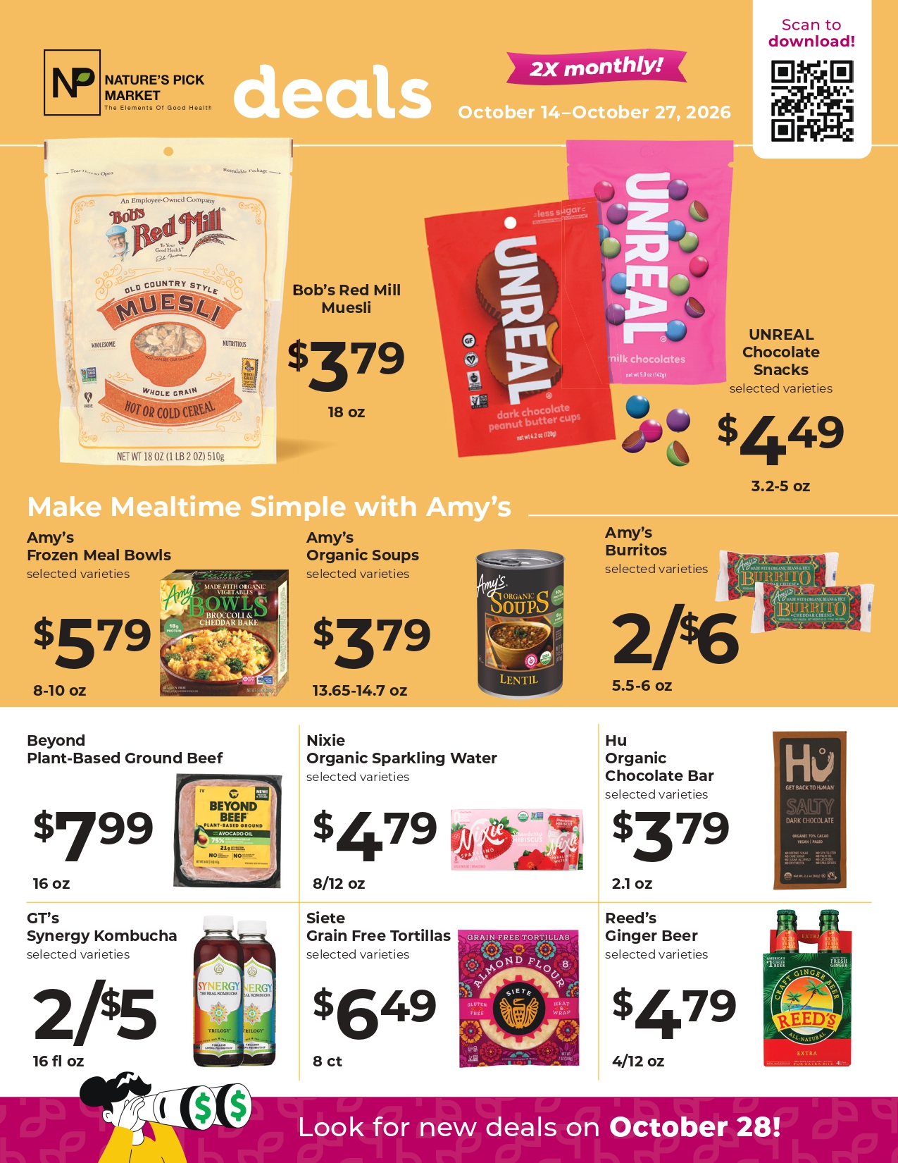 Nature's Pick Market September 2026 Sale Flyer Page 1